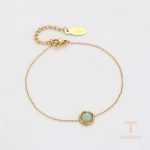 جزییات زنجیر و قفل دستبند ژوپینگ طول 17CM وزن 1.33 گرم کد T000968391