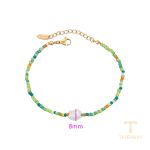 جزییات زنجیر و قفل دستبند ژوپینگ طول 18CM وزن 2.86 گرم کد T001003081