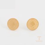 نمای مدل قفل و اتصالات گوشواره ژوپینگ وزن 2.07 گرم کد A00901724
