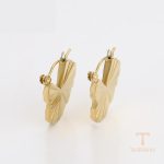 نمای مدل قفل و اتصالات گوشواره ژوپینگ وزن 6.09 گرم کد T000959465