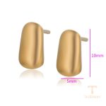 نمای مدل قفل و اتصالات گوشواره ژوپینگ وزن 1.69 گرم کد T000966771