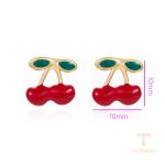 نمای نزدیک گوشواره ژوپینگ بدون نگین مناسب پوست حساس کد T001097025