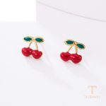 نمای مدل قفل و اتصالات گوشواره ژوپینگ طول Free وزن 2.58 گرم کد T001097025