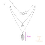 نمای نزدیک گردنبند ژوپینگ مناسب پوست حساس کد necklace-00933
