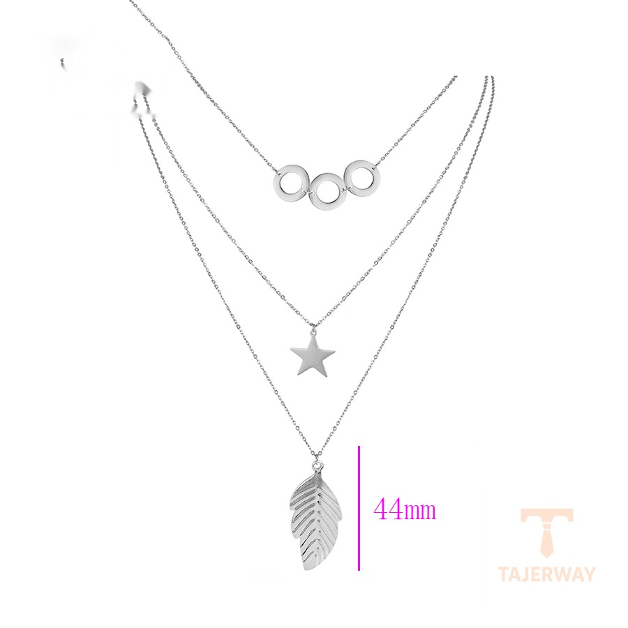 نمای نزدیک گردنبند ژوپینگ مناسب پوست حساس کد necklace-00933