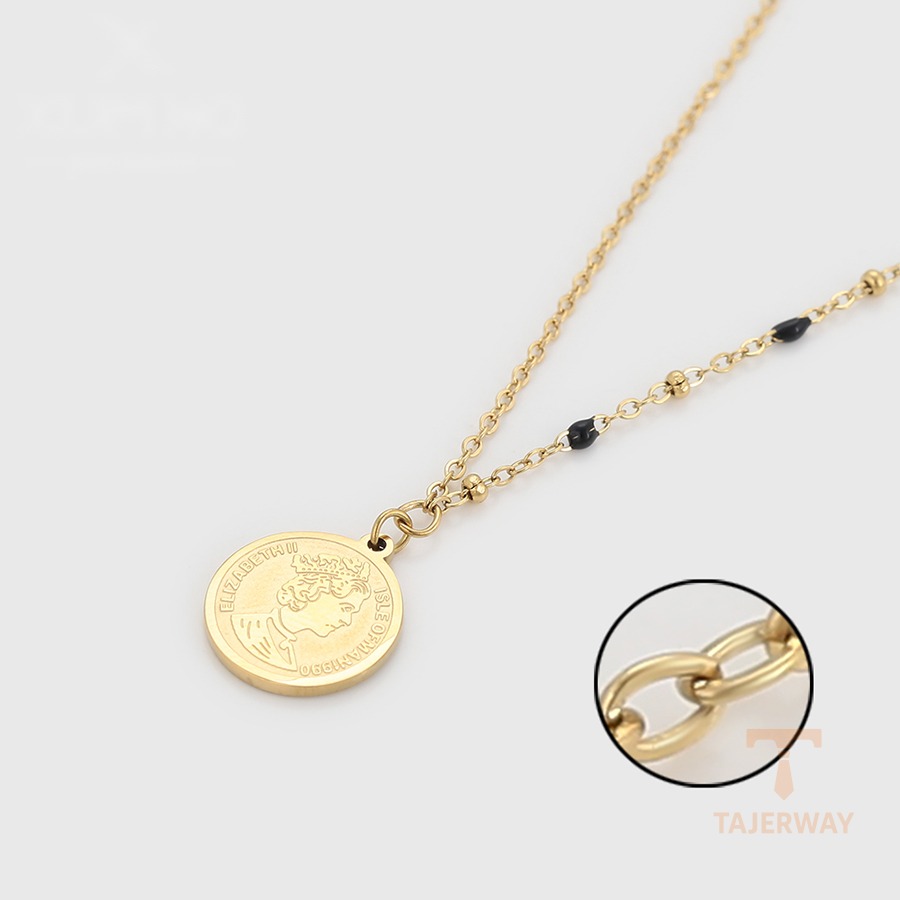 جزییات زنجیر و قفل گردنبند ژوپینگ طول 46CM وزن 3 گرم کد T000799898