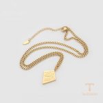جزییات زنجیر و قفل گردنبند ژوپینگ طول 46CM وزن 10.3 گرم کد T000902616