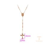 جزییات زنجیر و قفل گردنبند ژوپینگ طول Free وزن 22.36 گرم کد T000928241