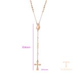 جزییات زنجیر و قفل گردنبند ژوپینگ طول 51CM وزن 3.89 گرم کد T000928263