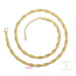 جزییات زنجیر و قفل گردنبند ژوپینگ طول 45CM وزن 8.49 گرم کد T000945915