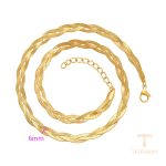 جزییات زنجیر و قفل گردنبند ژوپینگ طول 45CM وزن 11.58 گرم کد T000945990