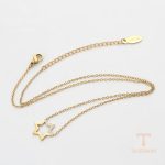 جزییات زنجیر و قفل گردنبند ژوپینگ طول 43cm وزن 4 گرم کد T000964710