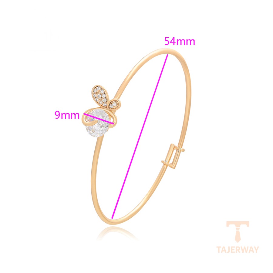 النگو ژوپینگ رنگ طلایی طرح طلا ۱۸ عیار نگین‌دار کد X000846279