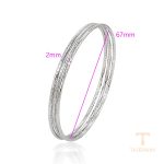 نمای نزدیک النگو ژوپینگ بدون نگین کد X001006754