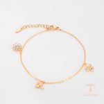 جزییات زنجیر و قفل دستبند ژوپینگ طول 20CM وزن 2.01 گرم کد A00891301