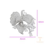 نمای نزدیک زیورآلات ژوپینگ نگین‌دار کد A00899457