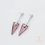 نمای نزدیک گوشواره ژوپینگ نگین‌دار کد 14E25011849