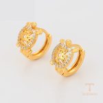 نمای مدل قفل و اتصالات گوشواره ژوپینگ طول Free وزن 2.98 گرم کد A00304143