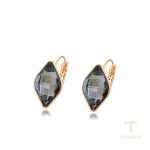 گوشواره ژوپینگ رنگ طلایی طرح طلا ۱۸ عیار کد A00606044