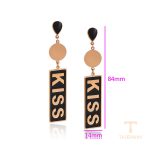 نمای نزدیک گوشواره ژوپینگ رنگ ثابت مناسب پوست حساس کد A00705460
