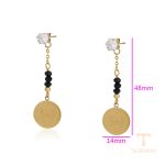 نمای نزدیک گوشواره ژوپینگ مناسب پوست حساس کد A00794706