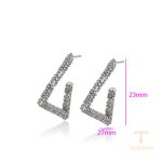 نمای نزدیک گوشواره ژوپینگ مناسب پوست حساس کد A00795965