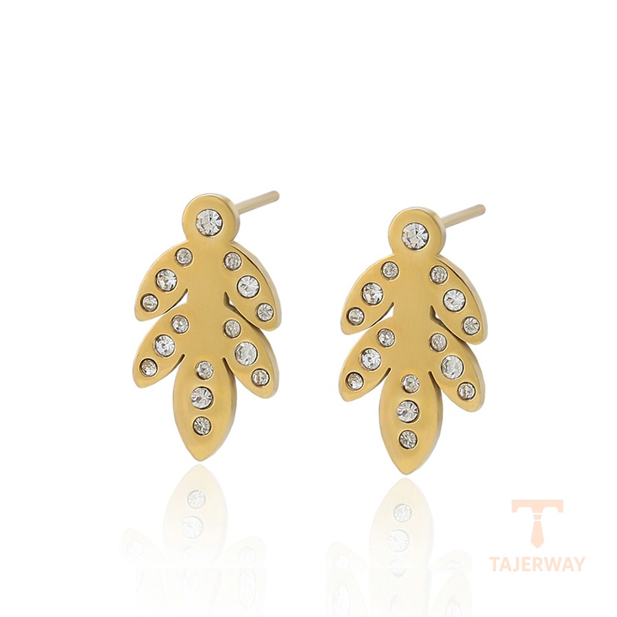 گوشواره ژوپینگ رنگ طلایی طرح طلا ۱۴ عیار کد A00853885