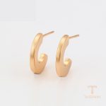 نمای مدل قفل و اتصالات گوشواره ژوپینگ وزن 3 گرم کد A00895072