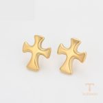 نمای مدل قفل و اتصالات گوشواره ژوپینگ وزن 6.59 گرم کد T000953343