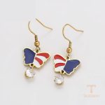 نمای مدل قفل و اتصالات گوشواره ژوپینگ وزن 3.38 گرم کد T000953839