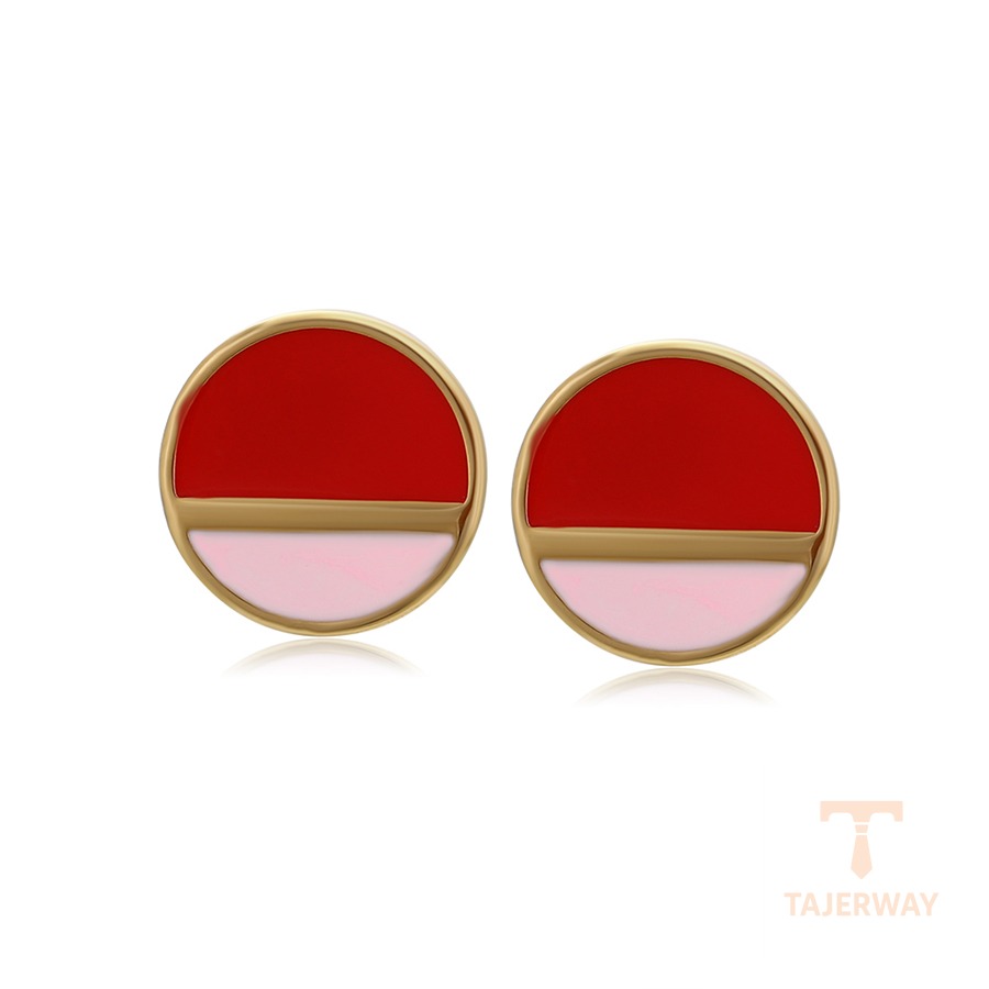 گوشواره ژوپینگ رنگ طلایی طرح طلا ۱۴ عیار کد T000959355