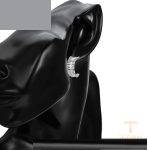 گوشواره ژوپینگ طلای سفید (رادیوم) کد X000771160