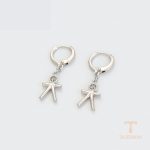 نمای نزدیک گوشواره ژوپینگ رنگ ثابت کد X000793010