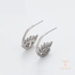 نمای مدل قفل و اتصالات گوشواره ژوپینگ وزن 2.29 گرم کد X0008667126