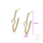 نمای نزدیک گوشواره ژوپینگ کد X000923590