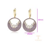 نمای نزدیک گوشواره ژوپینگ کد X000926060
