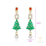 نمای مدل قفل و اتصالات گوشواره ژوپینگ وزن 2.82 گرم کد X000966094