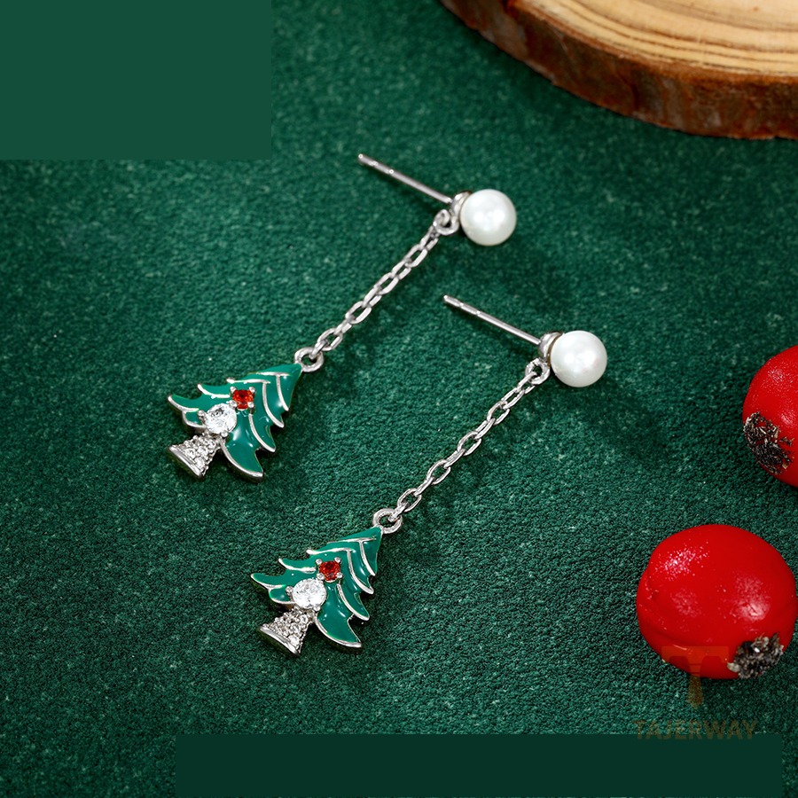 نمای مدل قفل و اتصالات گوشواره ژوپینگ وزن 3.31 گرم کد X000967961