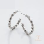 نمای مدل قفل و اتصالات گوشواره ژوپینگ وزن 7.46 گرم کد X000984420