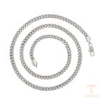 گردنبند ژوپینگ طلای سفید (رادیوم) کد X000946654