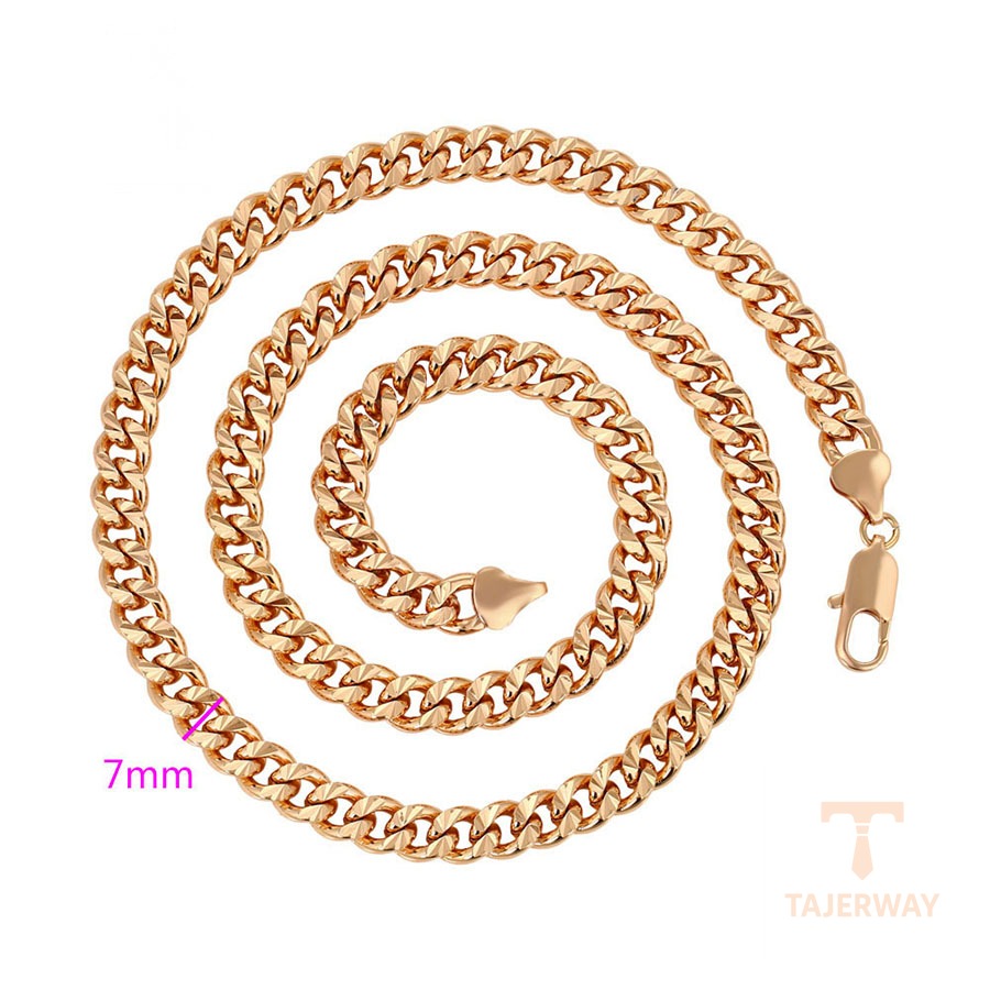 گردنبند ژوپینگ رنگ طلایی طرح طلا ۱۸ عیار کد X000981811