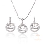 ست ژوپینگ طلای سفید (رادیوم) کد 62350