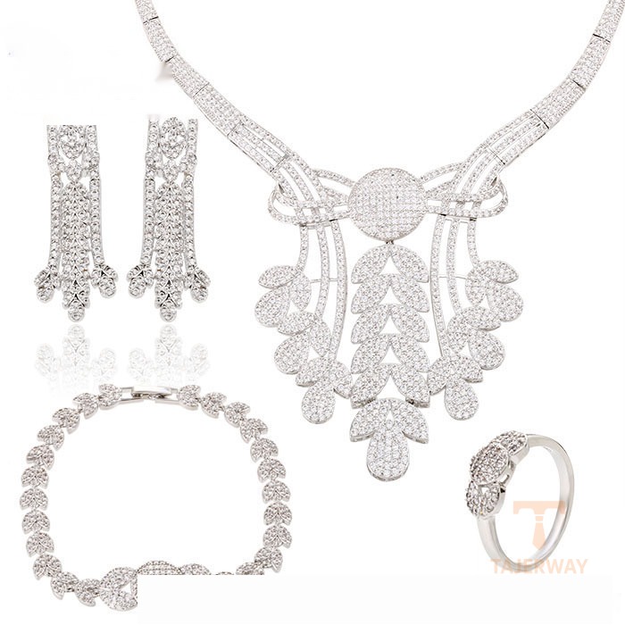 ست ژوپینگ طلای سفید (رادیوم) کد 63020