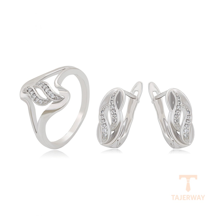 ست ژوپینگ طلای سفید (رادیوم) کد 64965