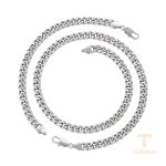ست ژوپینگ طلای سفید (رادیوم) بدون نگین کد X000980463
