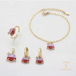 جزییات و نمای نزدیک ست ژوپینگ وزن 10.04 گرم کد X000982865