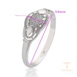 نمای نزدیک النگو ژوپینگ نگین‌دار کد A00554865