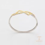 جزییات و نمای نزدیک النگو ژوپینگ وزن 10.62 گرم کد A00756994