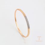 جزییات و نمای نزدیک النگو ژوپینگ طول 60(±2)mm وزن 9.99 گرم کد A00858866