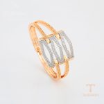 جزییات و نمای نزدیک النگو ژوپینگ طول 65(±2)mm وزن 23.94 گرم کد A00896127
